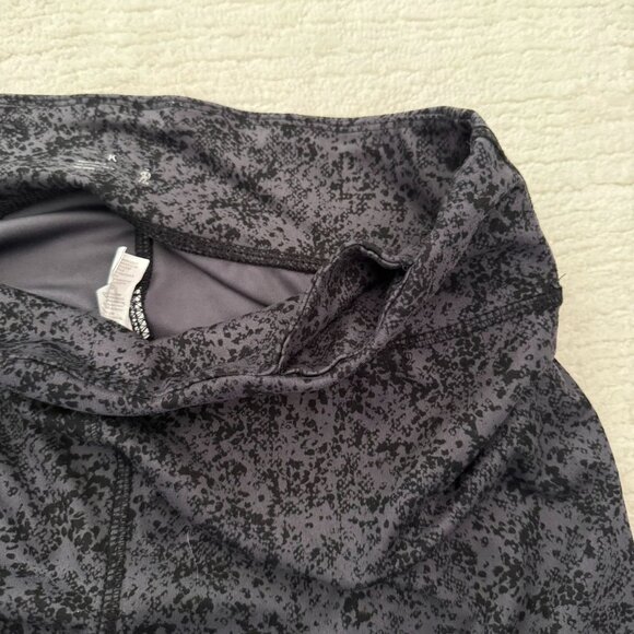Jockey Activewear Leggings Size Large Womens Gray Black Abstract Print - Picture 3 of 7